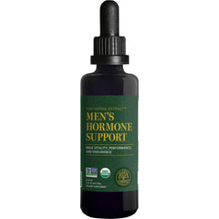 Global Healing Center Men's Hormone Support bottle shown for daily energy support.