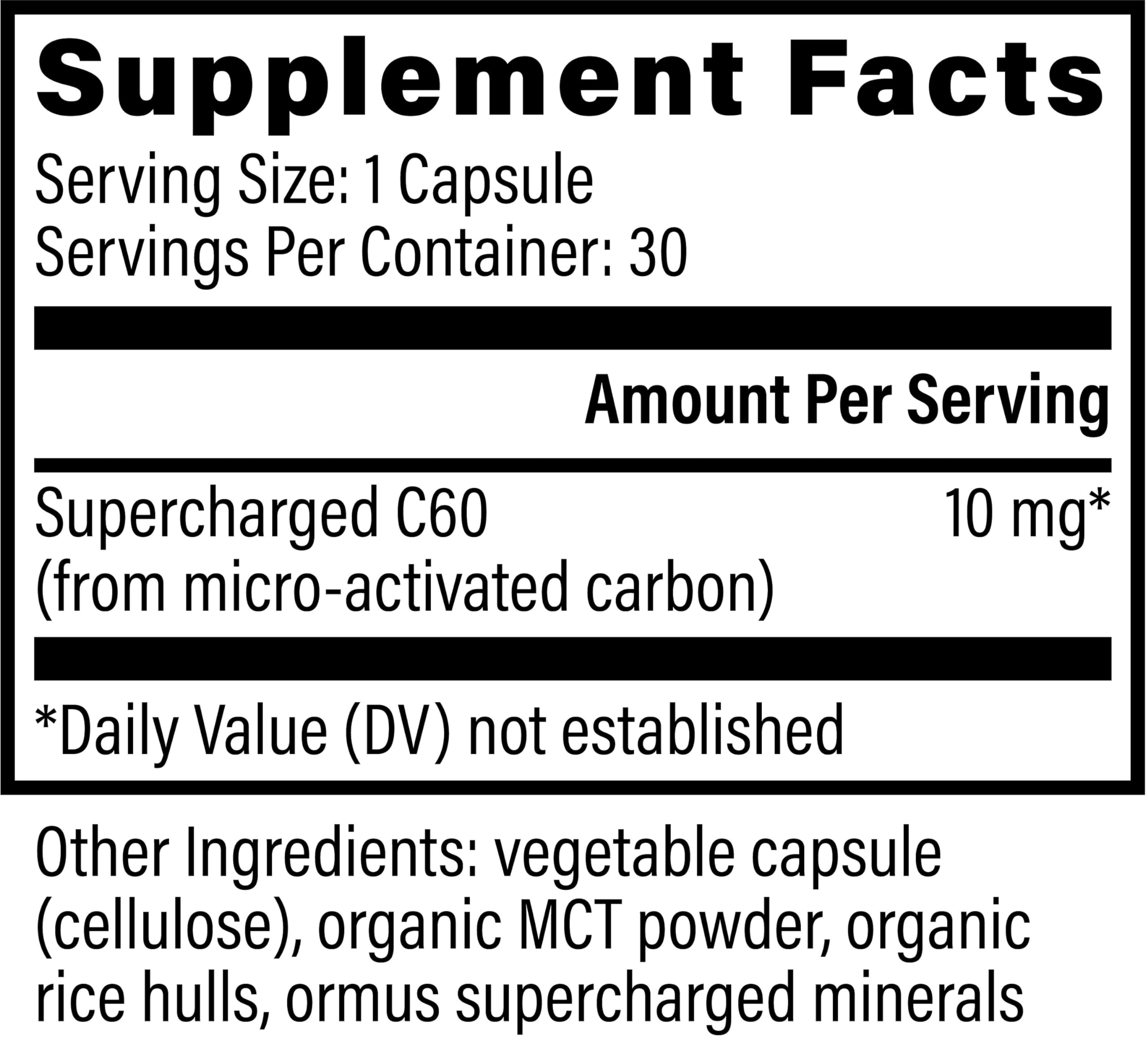 Global Healing Center micro-activated carbon-60 concept image highlighting antioxidant potential.