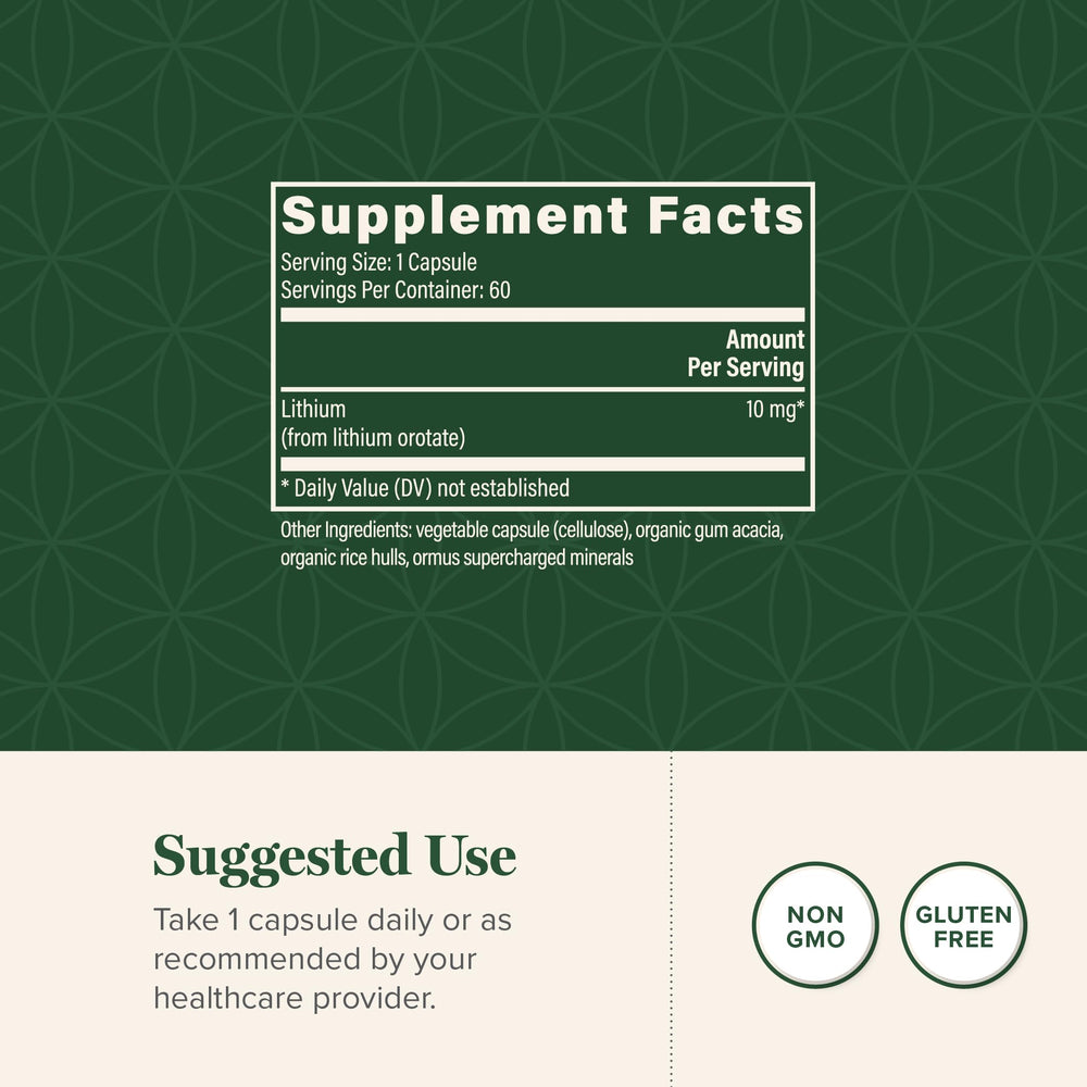 Global Healing Center non-GMO label on packaging signaling clean ingredients.