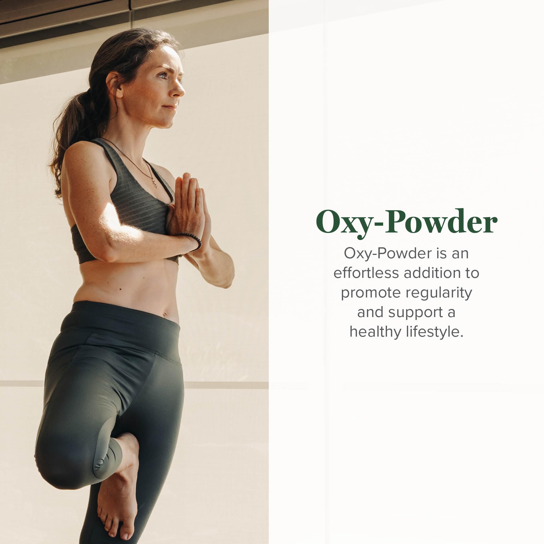 Global Healing Center Oxy-Powder capsules ready for daily digestion support