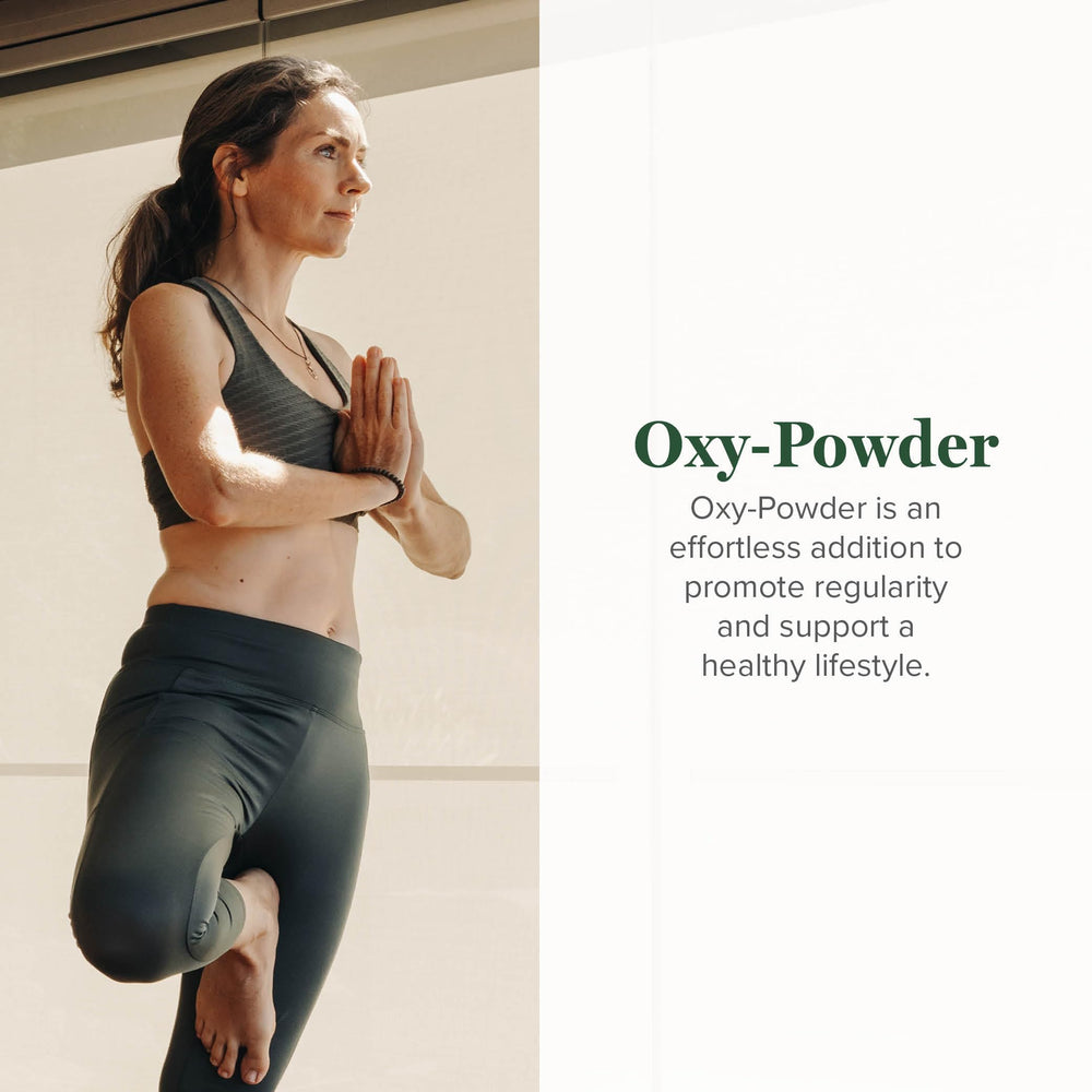 Global Healing Center Oxy-Powder capsules ready for daily digestion support