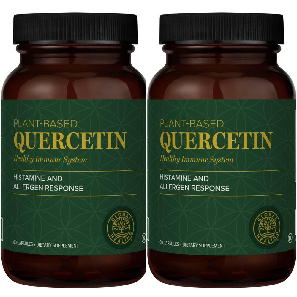 Global Healing Center QuerceFIT bottle front view highlighting daily immune support