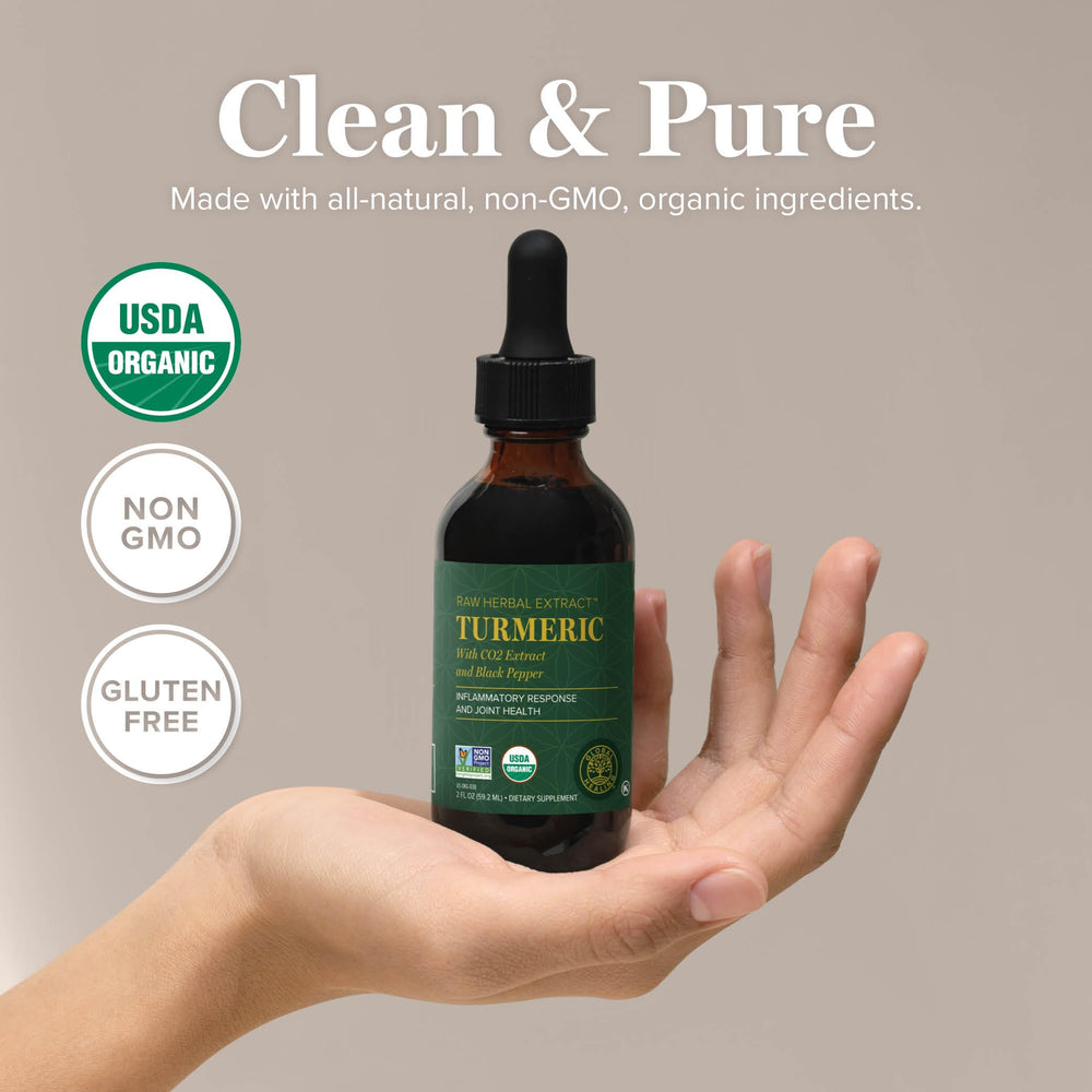 Global Healing Center Turmeric Curcumin Liquid Drops bottle handy daily ritual for digestion support.