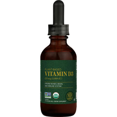 Global Healing Center Vitamin D3 drops bottle promotes bone support and immune health.