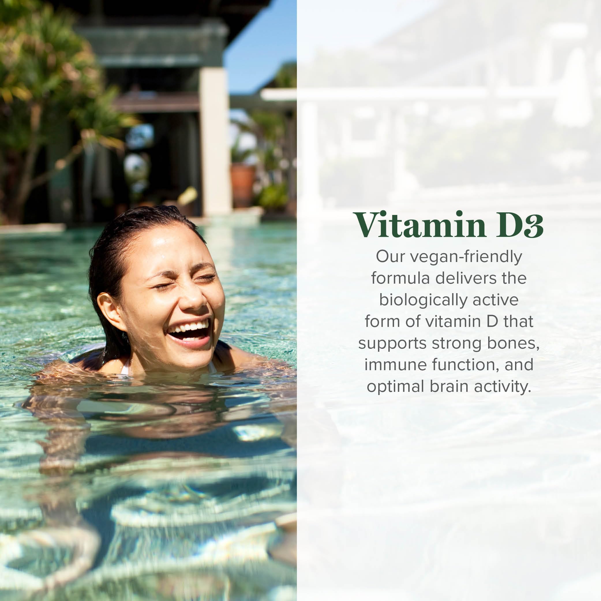 Global Healing Center Vitamin D3 drops with a convenient pipette for daily use.