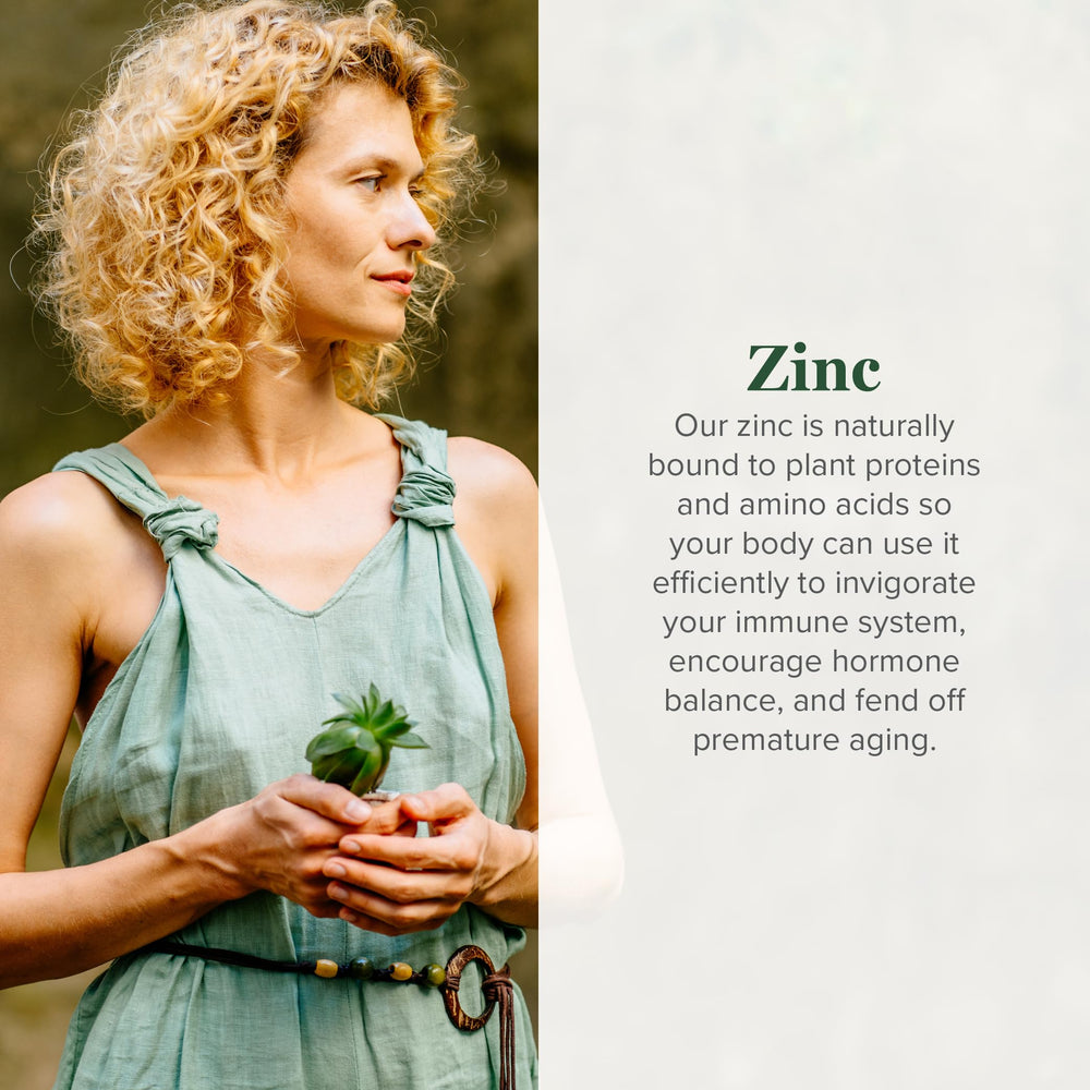 Global Healing Center zinc liquid dropper for simple, precise daily dosing.