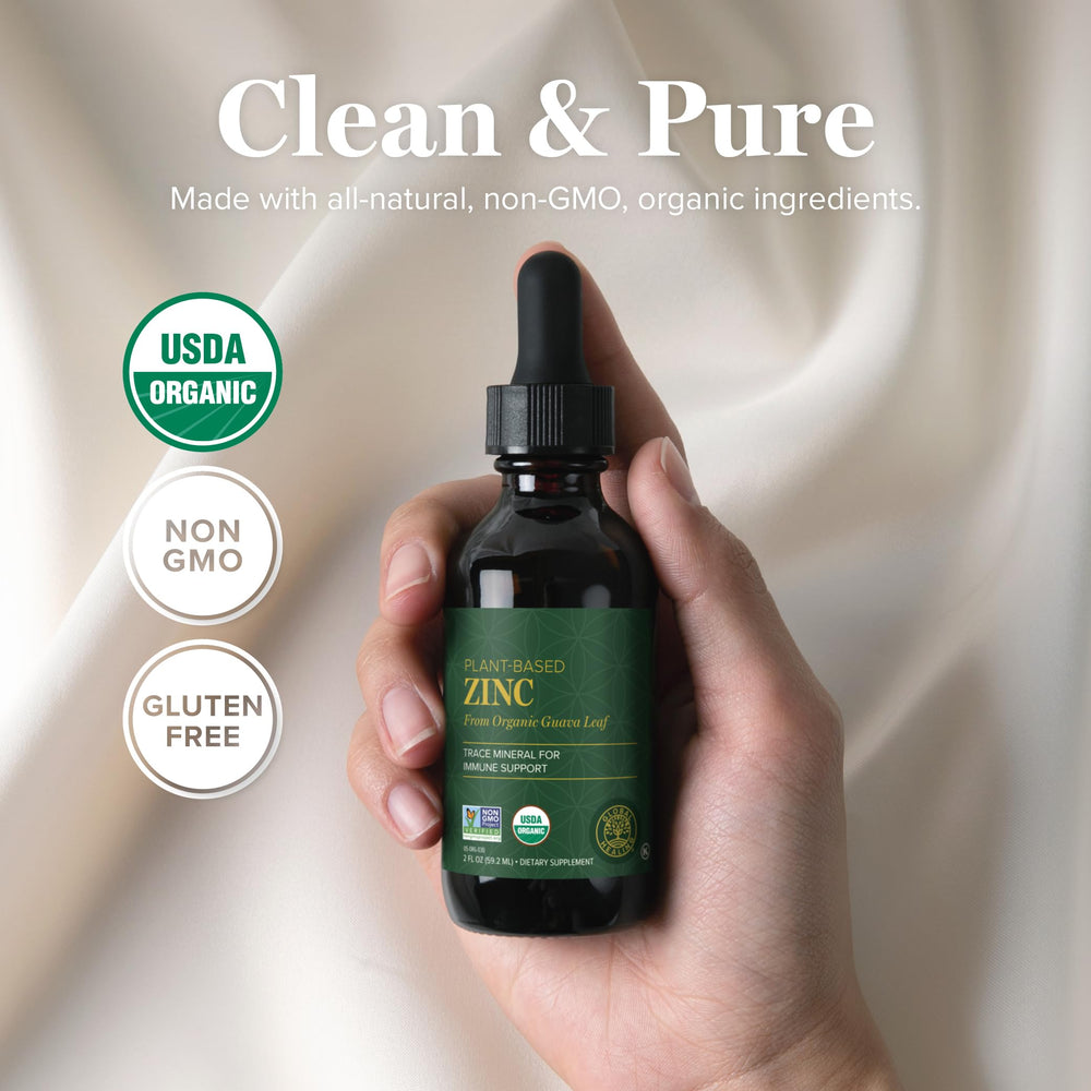 Global Healing Center zinc liquid pour captures convenient, on-the-go use.