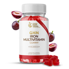 Global Health Naturals vegan women's multivitamin bottle front view supports daily energy
