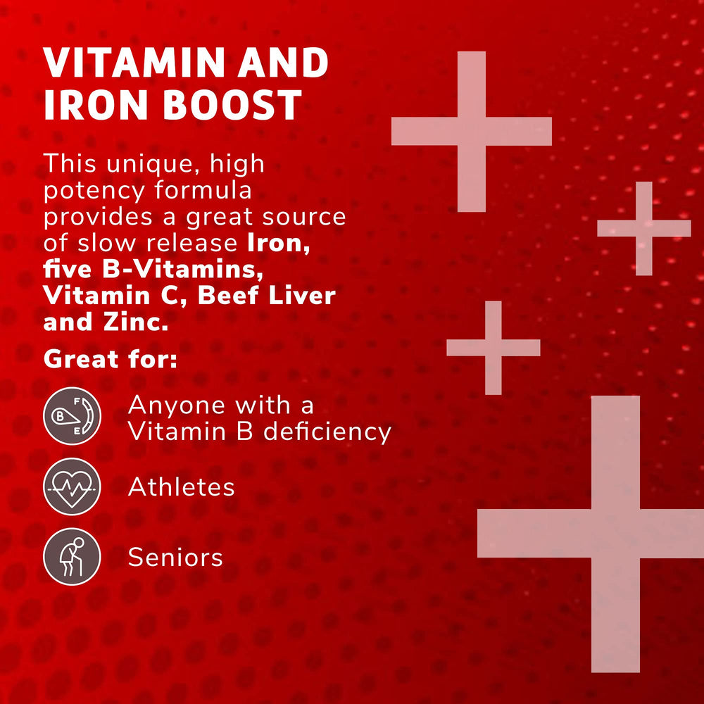 Globulo Rojo B vitamins blend supports balanced daily nutrition.