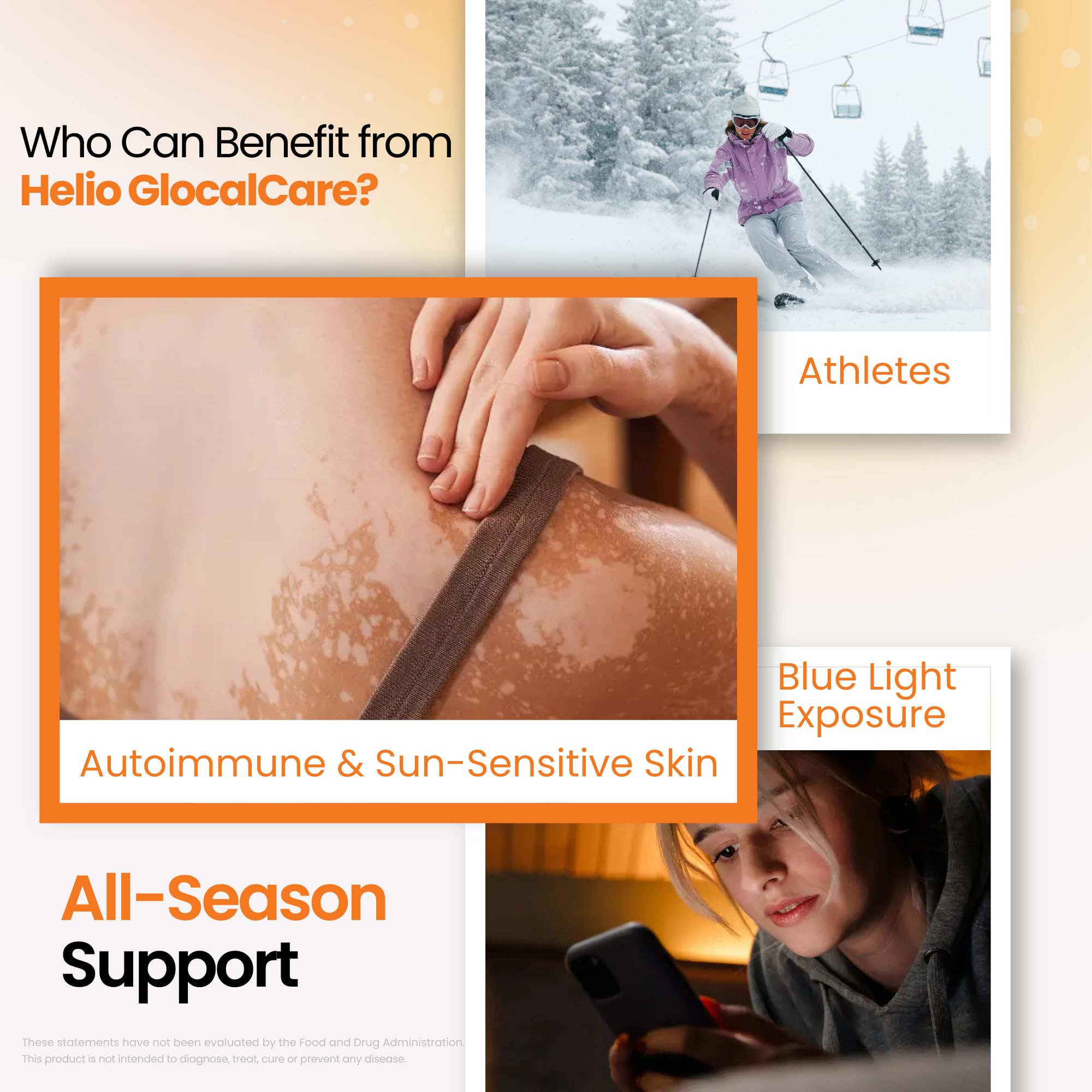 GlocalCare Helio concept with sunscreen illustrating complementary protection.
