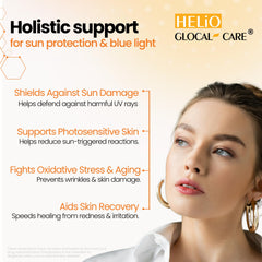GlocalCare Helio polypodium leucotomos ingredient featured for skin support.