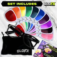 GloFX Snaps rose lenses reduce glare for clearer outdoor viewing.