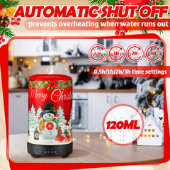 Glooglitter diffuser with color-changing lights for ambience