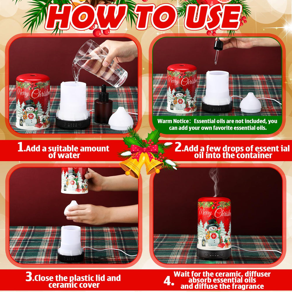 Glooglitter desk ready diffuser enhances home or office ambiance