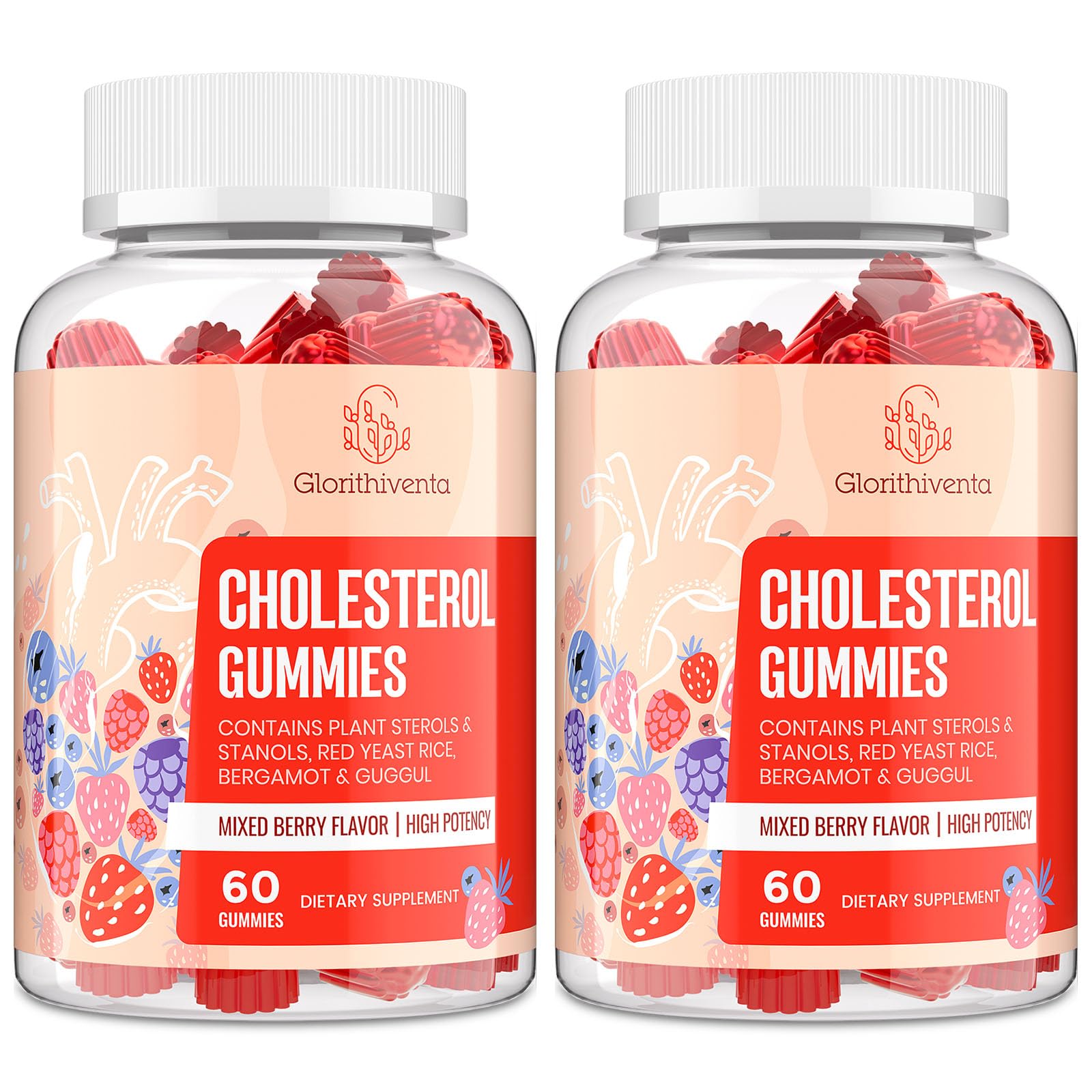 Glorithiventa Cholesterol Complex bottle supports your daily wellness routine.
