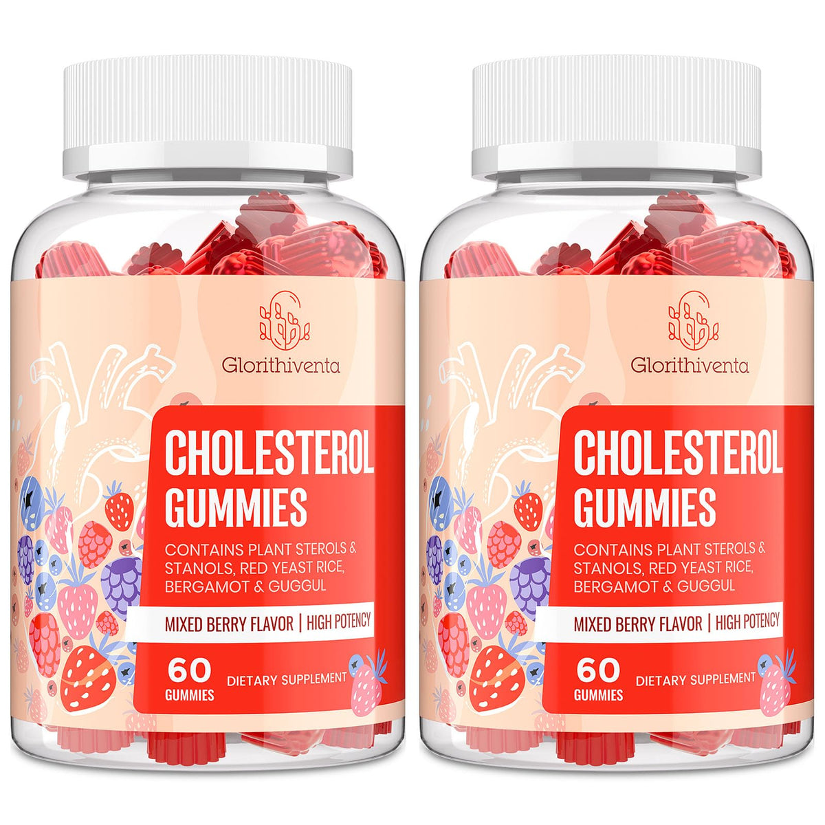 Glorithiventa Cholesterol Complex bottle supports your daily wellness routine.