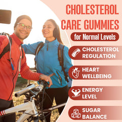 Glorithiventa cholesterol gummies close-up with mixed berry flavor for everyday enjoyment