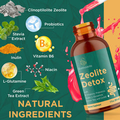 Glorithiventa Probiotic Blend on the kitchen counter highlighting gut-friendly formula