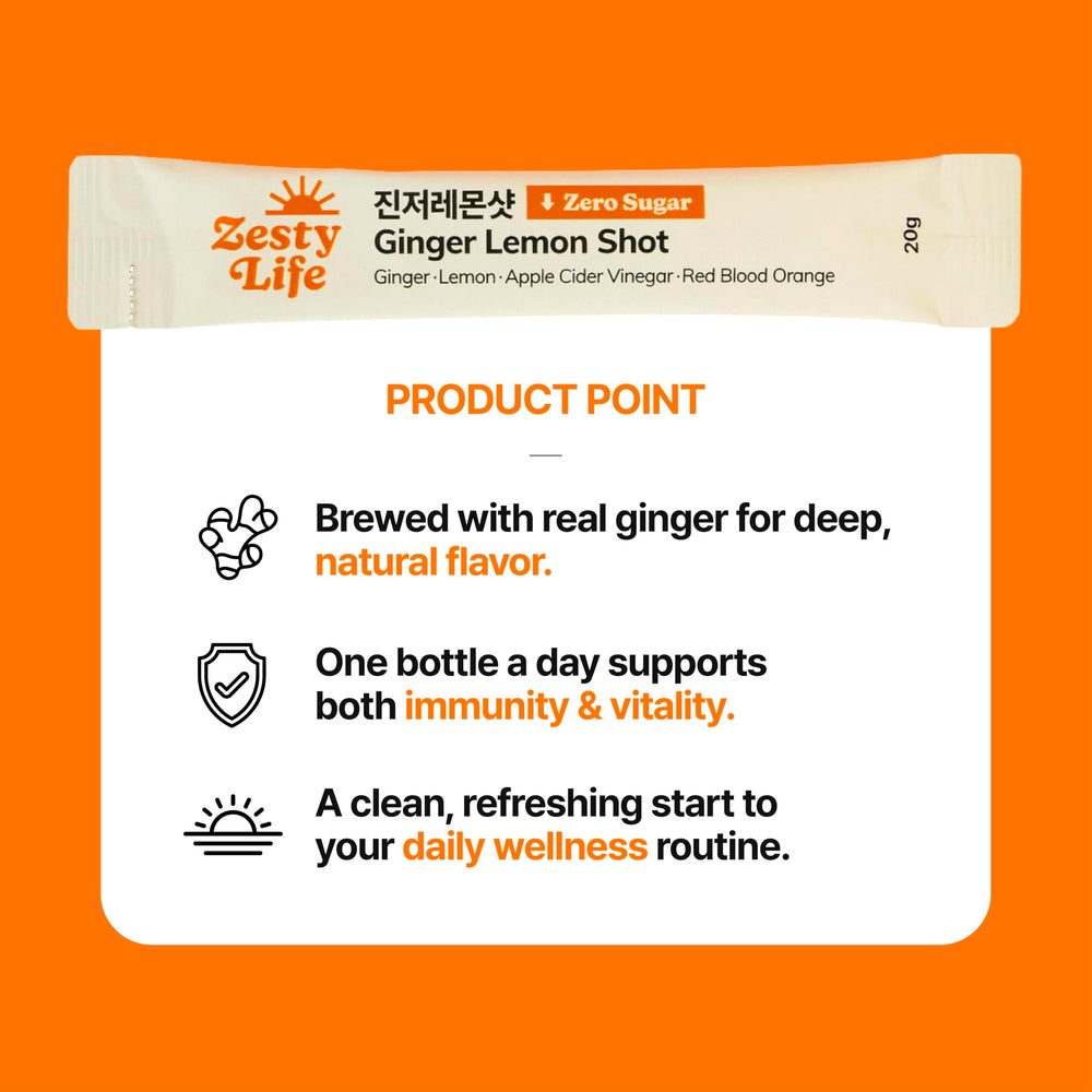 Individually sealed glow shine shots offer convenient, fresh flavor any time