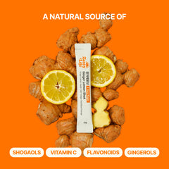Close-up of Glow Shine label emphasizing no added sugar or artificial additives