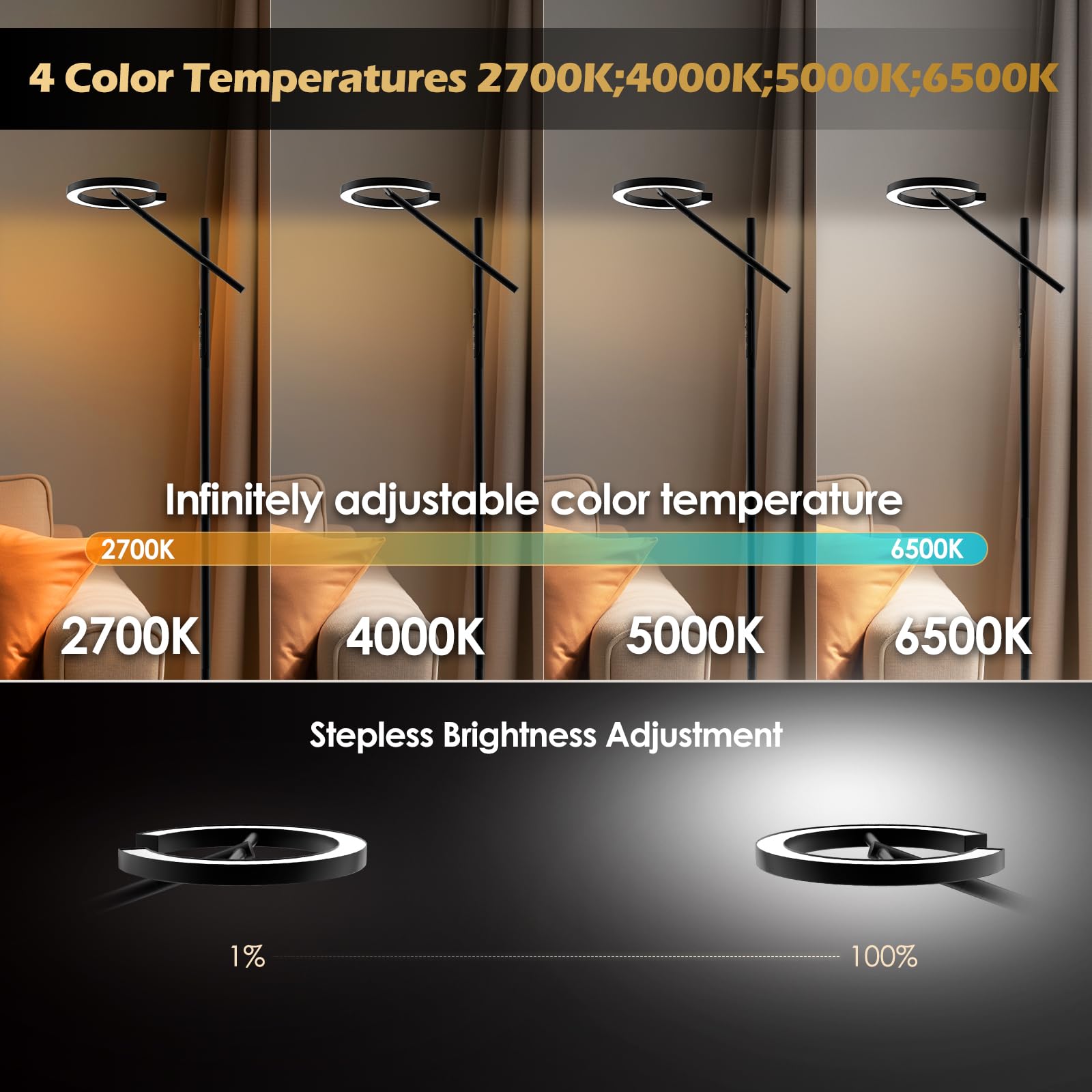 Glowrium UV-free illumination supports comfortable, non-harmful daytime brightness.