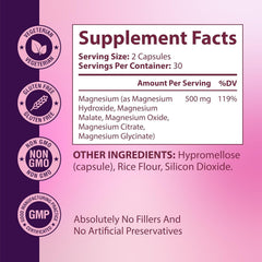 GlowTrue magnesium capsules pour into hand for easy daily use