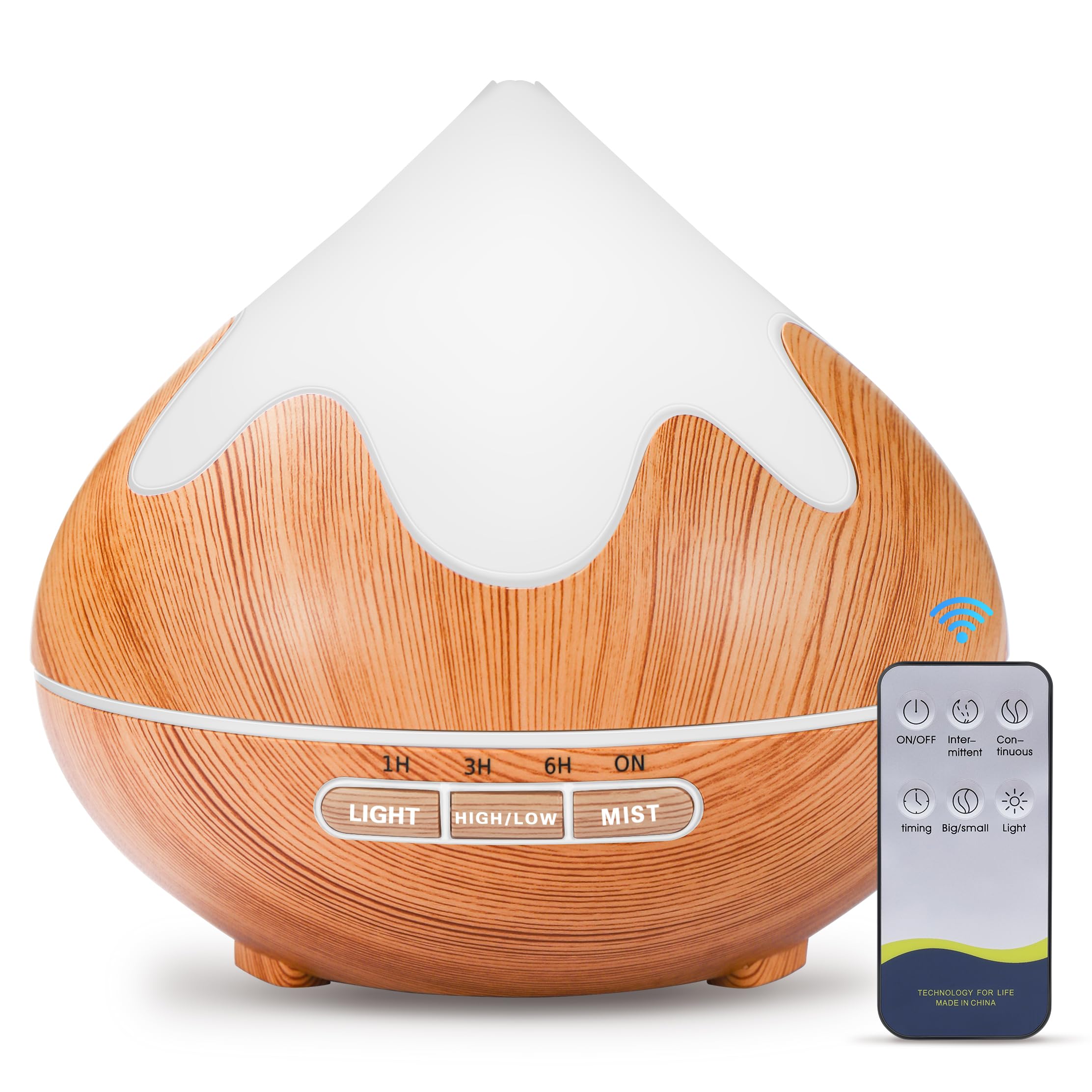 GLOXA melting iceberg-inspired diffuser design adds modern elegance.