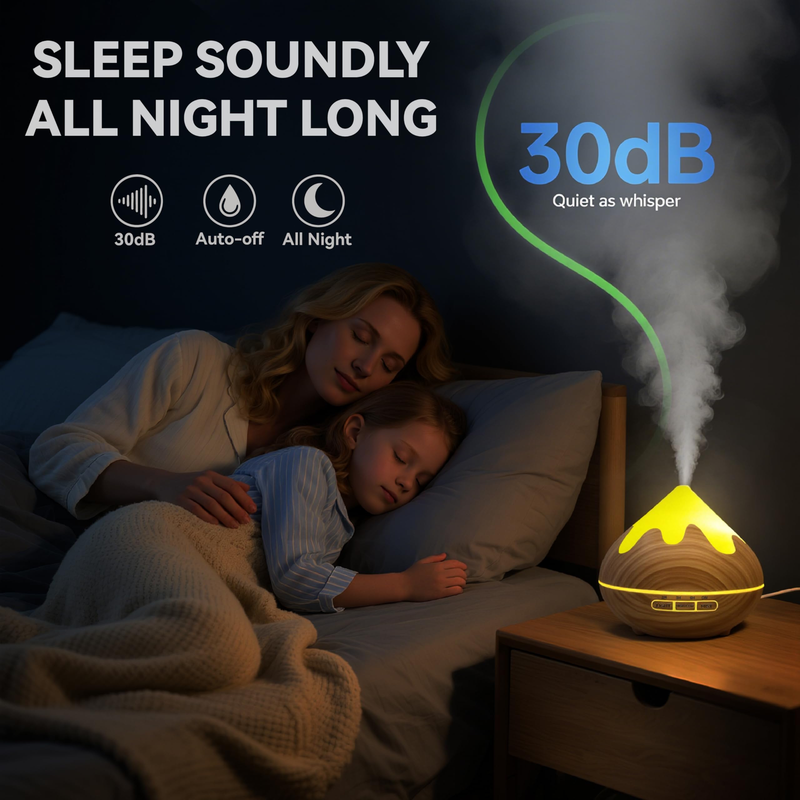GLOXA whisper-quiet operation keeps your space peaceful.