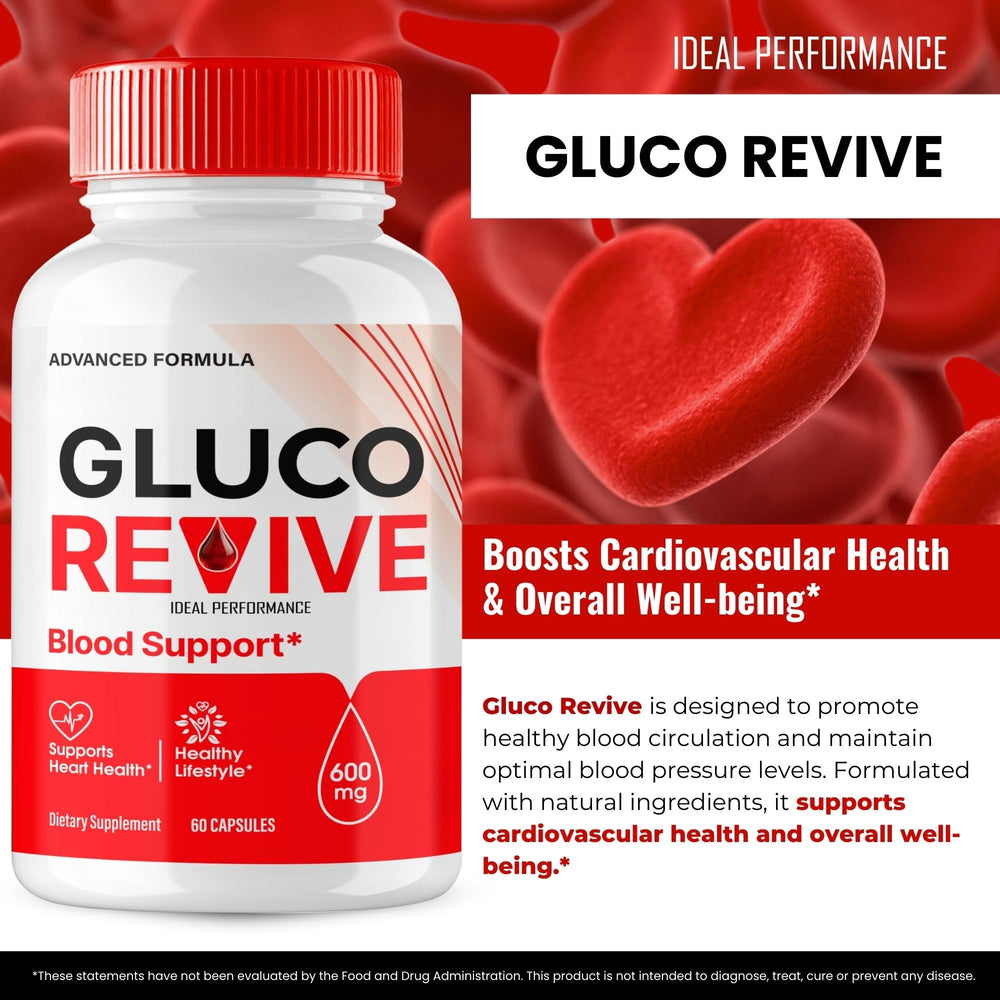 Gluco Revive capsules being poured out for daily use.