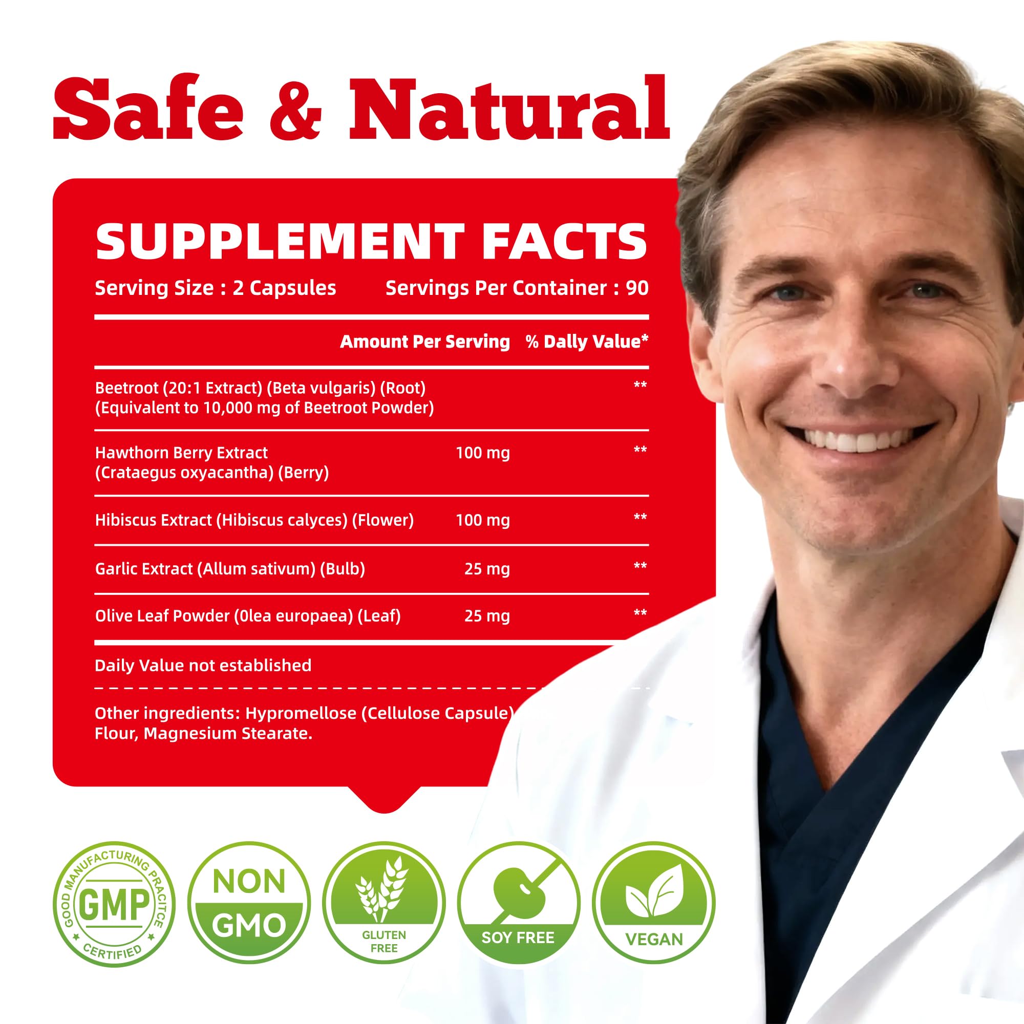 GlucoBio Beet Root Capsules close-up highlighting plant-based energy and circulation.