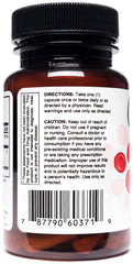 Glucoven bottle label close-up highlighting non-GMO vegan gluten-free features