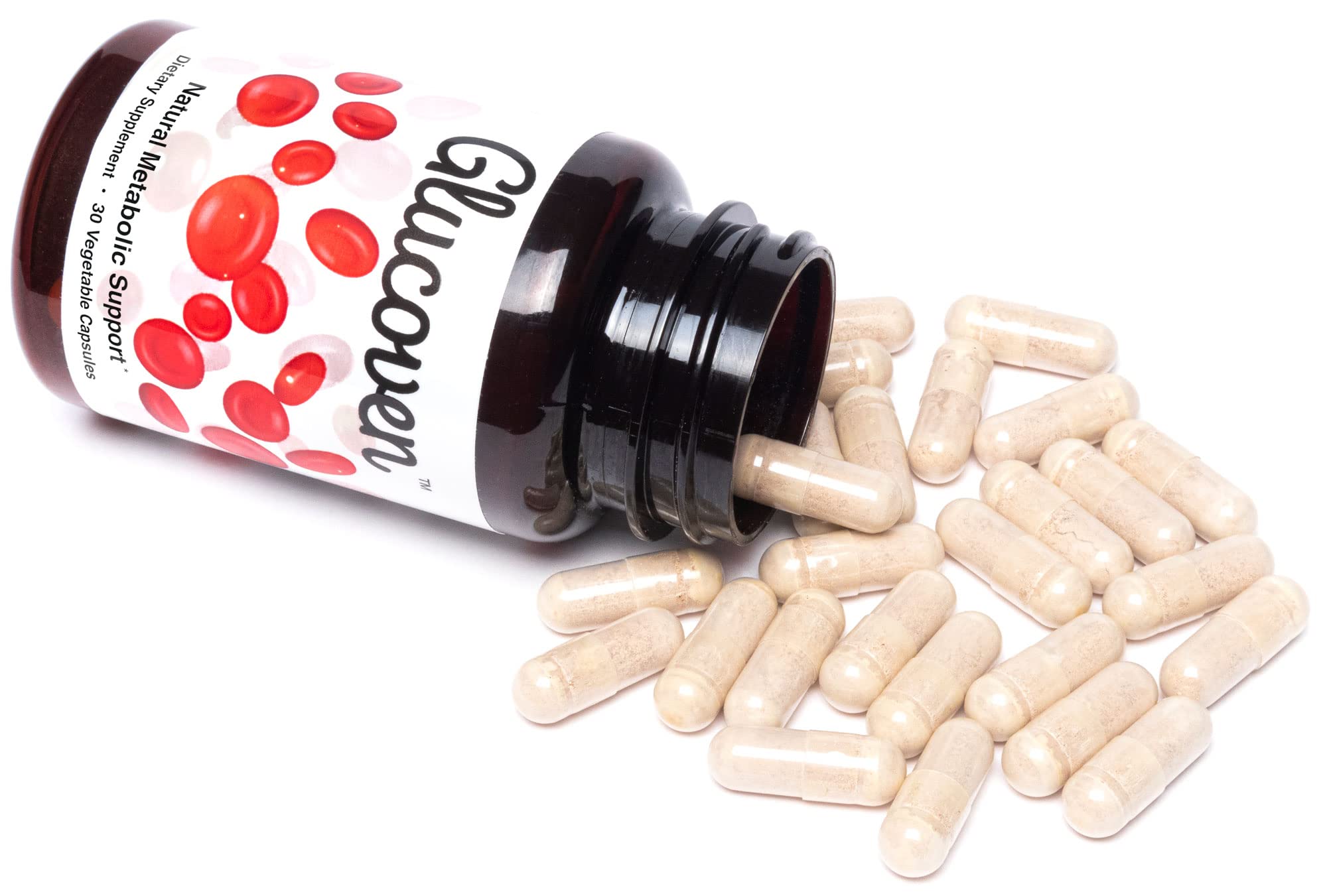 Glucoven packaging with vegan non-GMO gluten-free icons