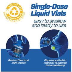 GlutaDose lemon-berry pour demonstrates quick, convenient intake.