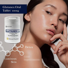 Glutanex Tab Glutathione tablets close up reduced glutathione