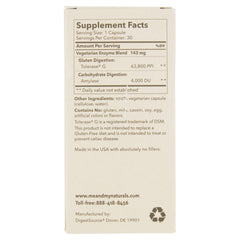Gluten Assist enzyme capsules in blister pack for easy dosing.