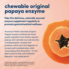 American Health gluten-free vegetarian papaya enzyme chewables for inclusive dietary support