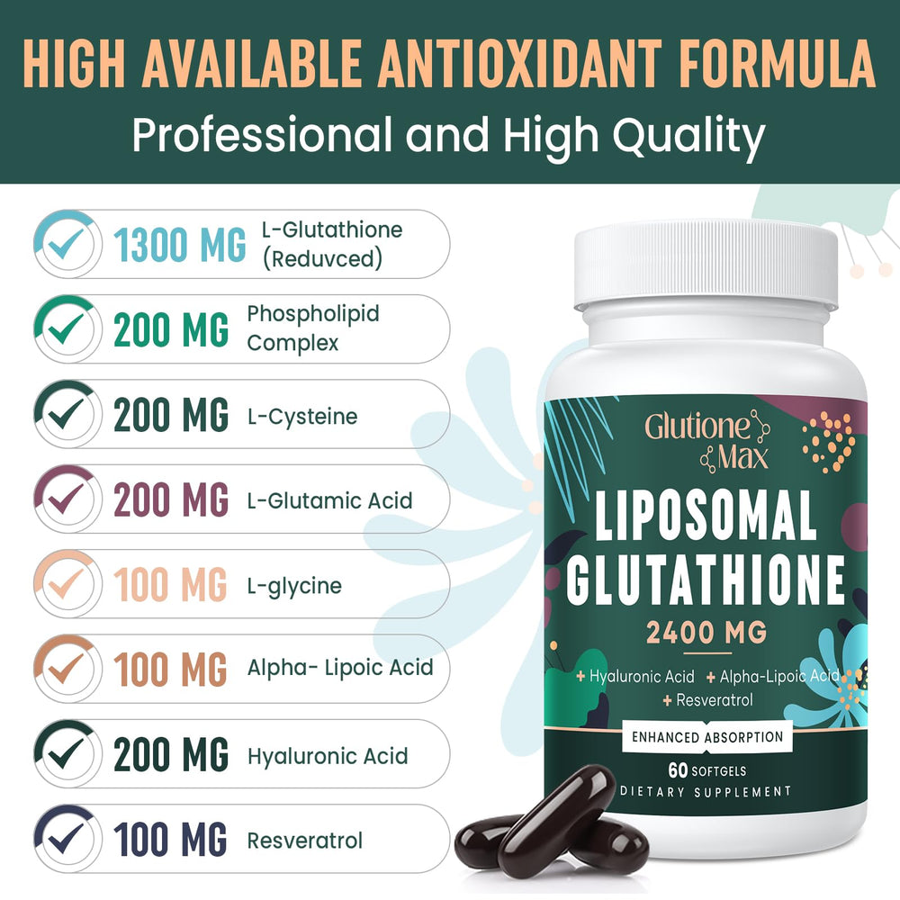 GlutioneMax alpha-lipoic acid ingredient closeup for antioxidant synergy