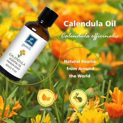 GM Gumili Calendula essential oil used in soap making to enrich handmade scents.
