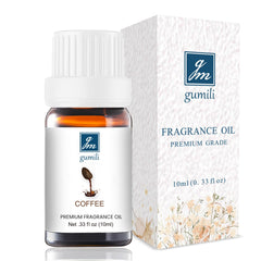 GM Gumili Coffee Fragrance Bottle in amber glass for long-lasting aroma in a diffuser