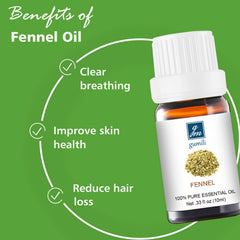 GM Gumili fennel essential oil in skincare blends for subtle herbal fragrance.