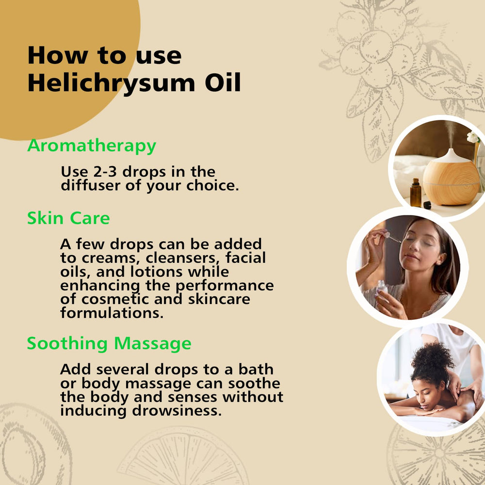 GM Gumili Helichrysum oil with cream jar for nourishing skincare
