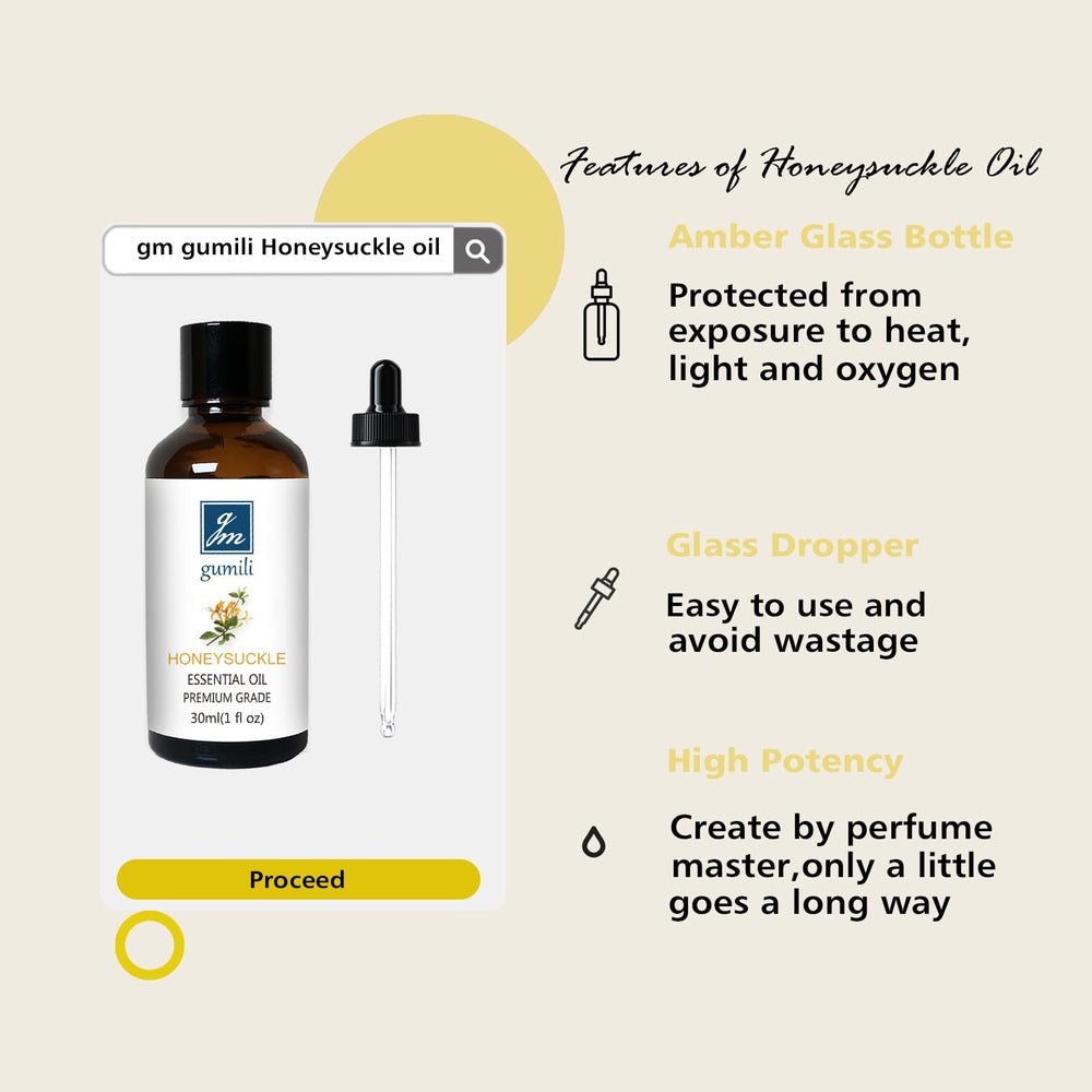 GM Gumili honeysuckle oil perfect for candle making and scent throw