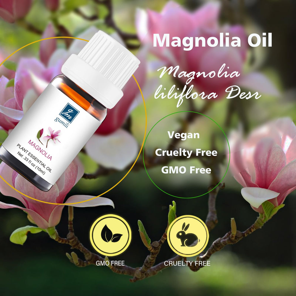 GM Gumili Magnolia diffuser blend creating a calming atmosphere.