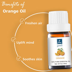 GM Gumili Orange Essential Oil diffuser setup with a bright citrus aroma in a calm room.