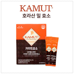 GMA Kamut Khorasan Enzyme sticks closeup shows 3g serving size for easy portioning.