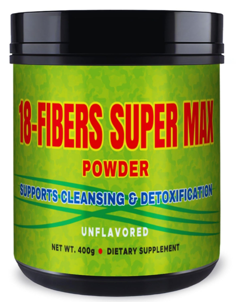 G.M.J FIBRA 18 powder in smoothie ready to blend.
