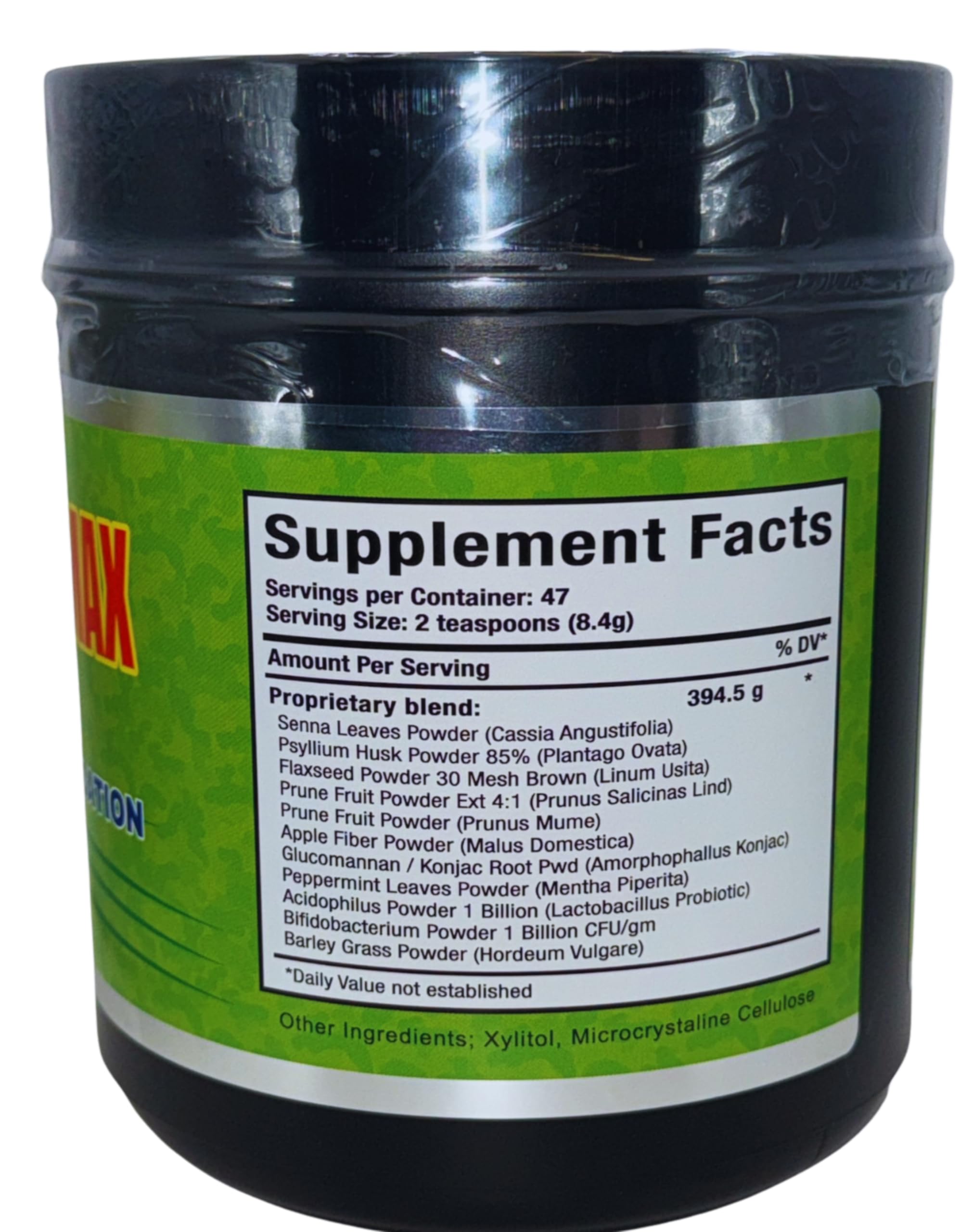 G.M.J FIBRA 18 two-pack containers for sustained fiber intake.