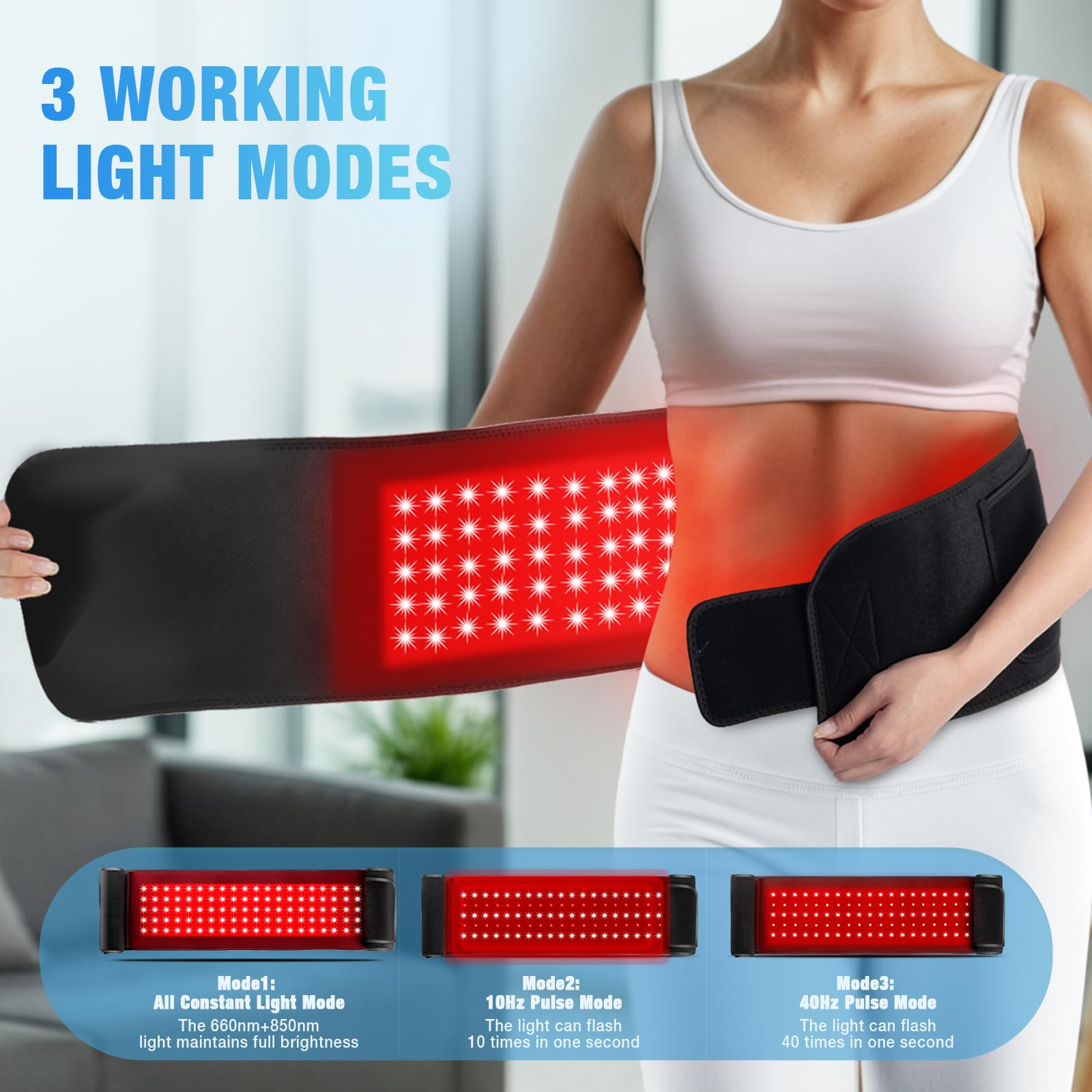 GMOWNW 3000mAh battery enables wireless use on the go.