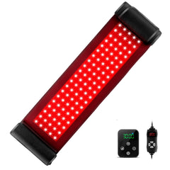 GMOWNW red light therapy belt with wired control for portable sessions.