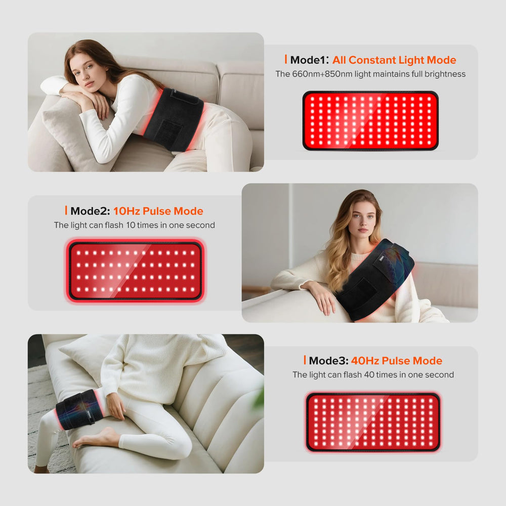 GMOWNW chip 3 en 1, 120 LEDs para luz roja e infrarroja